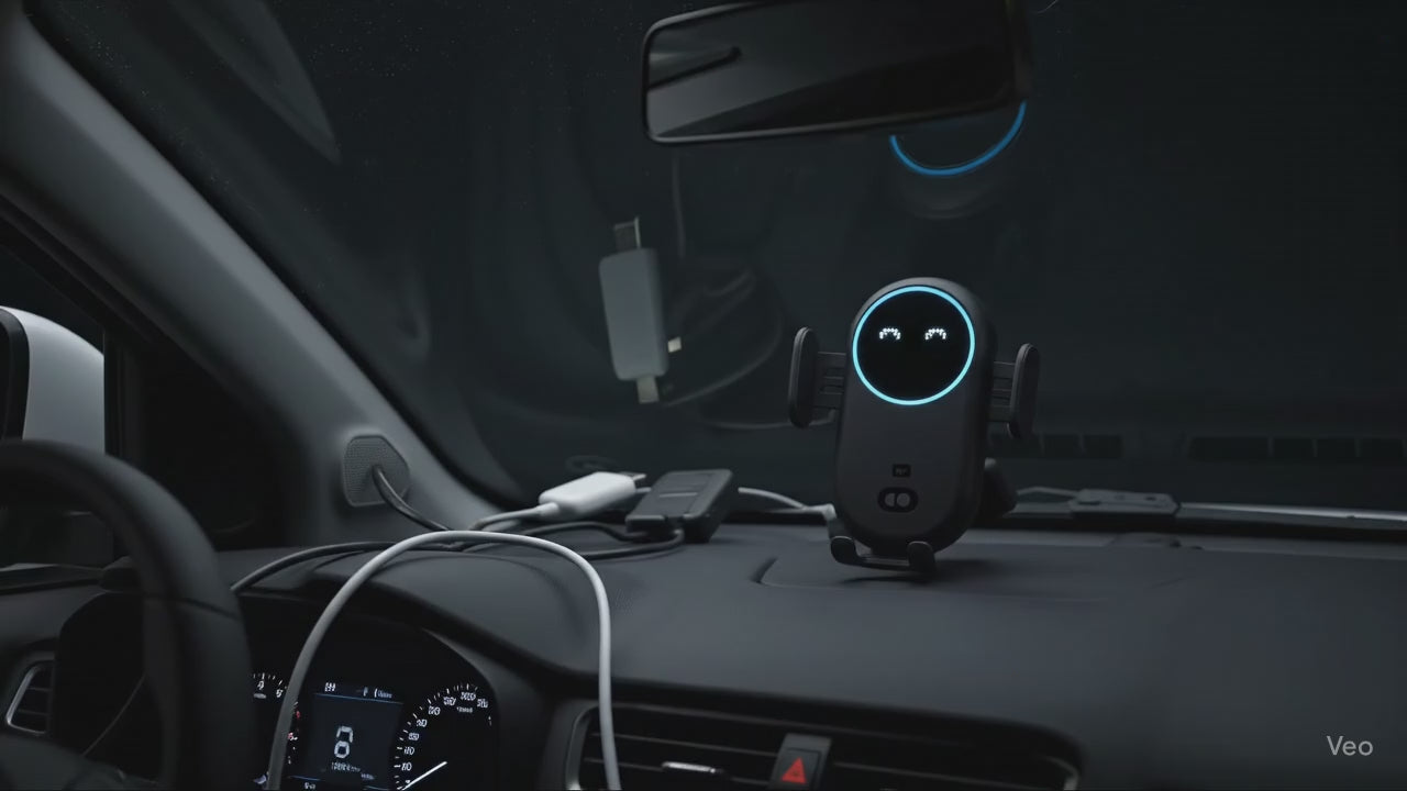 DriveMate™ Automatic Clamping Car Charger 30W wireless charging